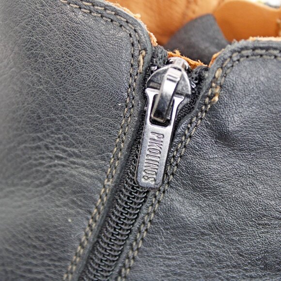 PIKOLINOS ‘Granada’ 8988 Women's Black Leather Zip Ankle Boots - Picture 12 of 12